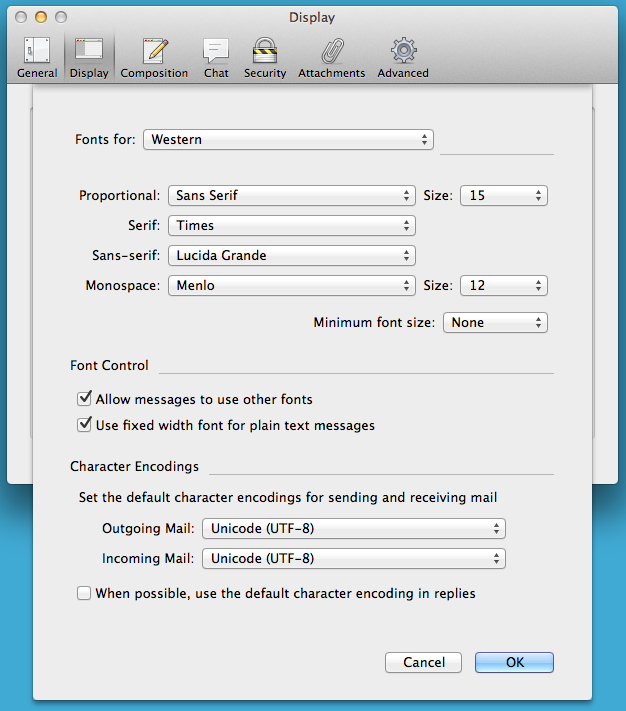 Mail app for mac that filter utf encoding subjects